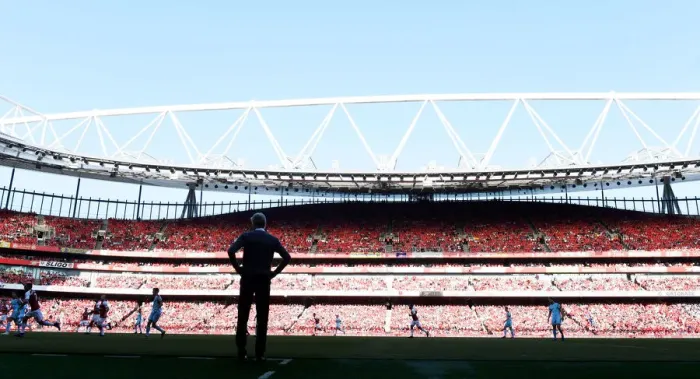Framed Print : Arsene Wenger Leads Arsenal Against Burnley in Premier League Showdown (2017-18)