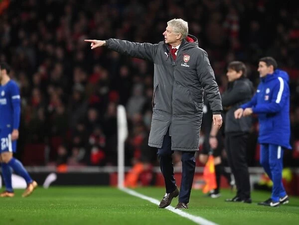 Arsene Wenger Leads Arsenal in Carabao Cup Semi-Final Clash Against Chelsea