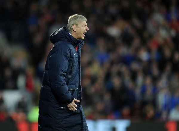 Arsene Wenger Leads Arsenal Against Cardiff City, 2013-14 Premier League