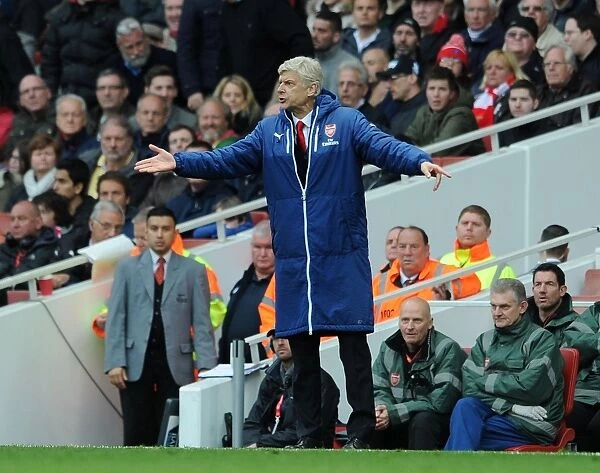 Arsene Wenger Leads Arsenal Against Chelsea (2014 / 15)