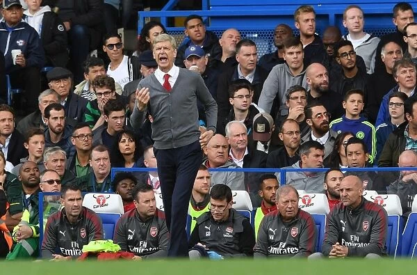 Arsene Wenger Leads Arsenal Against Chelsea in Premier League Clash (2017-18)