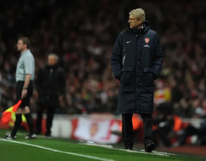 Framed Print : Arsene Wenger Leads Arsenal Against Chelsea in the Premier League, 2013-14 Framed Print : Arsene Wenger Leads Arsenal Against Chelsea in the Premier League, 2013-14
