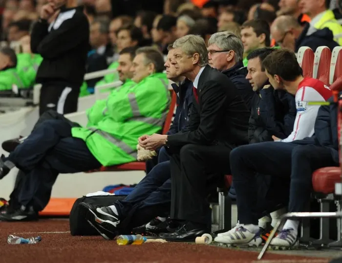 Framed Print : Arsene Wenger Leads Arsenal Against Fulham in the 2011-12 Premier League Framed Print : Arsene Wenger Leads Arsenal Against Fulham in the 2011-12 Premier League