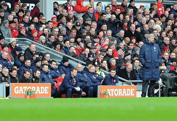 Arsene Wenger Leads Arsenal Against Liverpool in Premier League Clash (2013-14)