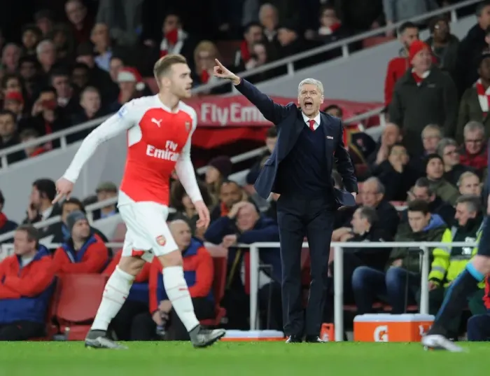 Framed Print : Arsene Wenger Leads Arsenal Against Manchester City in Premier League Clash (2015-16) Framed Print : Arsene Wenger Leads Arsenal Against Manchester City in Premier League Clash (2015-16)