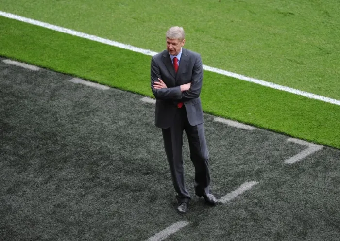 Framed Print : Arsene Wenger Leads Arsenal Against Manchester United, Premier League 2012-13