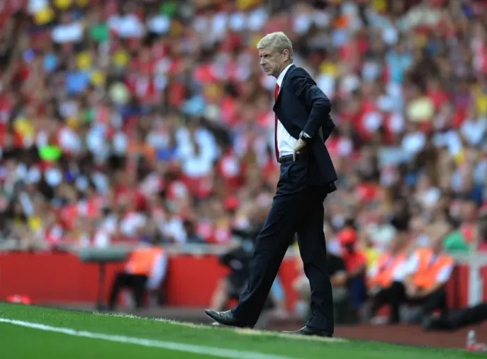 Framed Print : Arsene Wenger Leads Arsenal Against AS Monaco in Emirates Cup