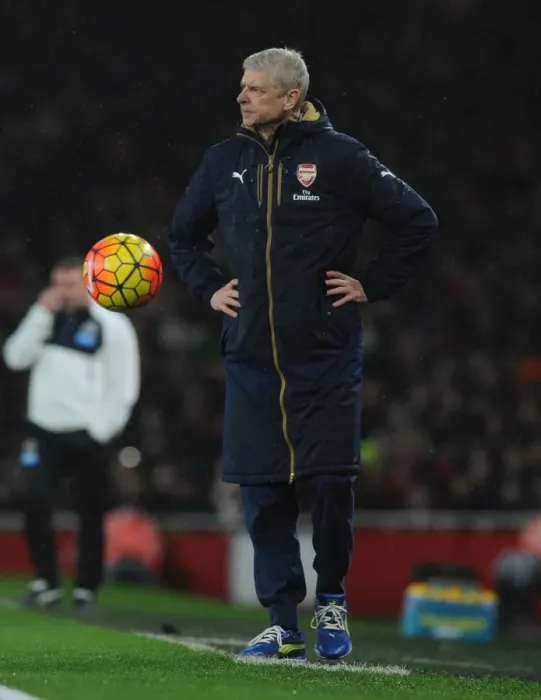 Framed Print : Arsene Wenger Leads Arsenal Against Newcastle United in Premier League Clash (2015-16)