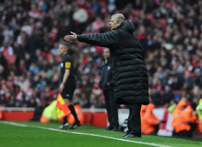Framed Print : Arsene Wenger Leads Arsenal Against Norwich City in Premier League 2012-13