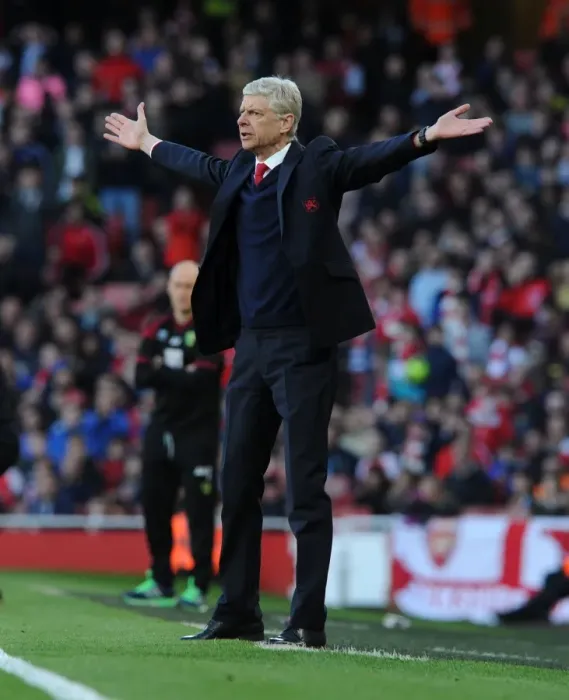 Framed Print : Arsene Wenger Leads Arsenal Against Norwich City in Premier League 2015-16