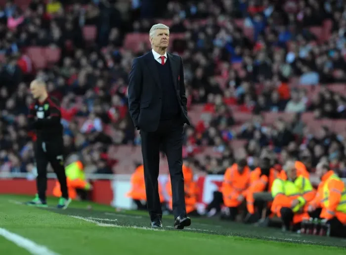 Framed Print : Arsene Wenger Leads Arsenal Against Norwich City in Premier League 2015-16