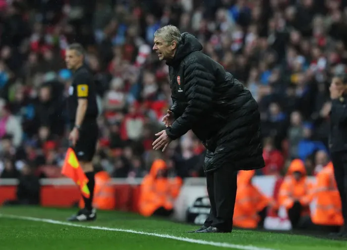 Framed Print : Arsene Wenger Leads Arsenal Against Norwich City in the Premier League, 2012-13 Season
