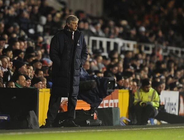 Arsene Wenger Leads Arsenal in Premier League Battle at Fulham (2011-12)
