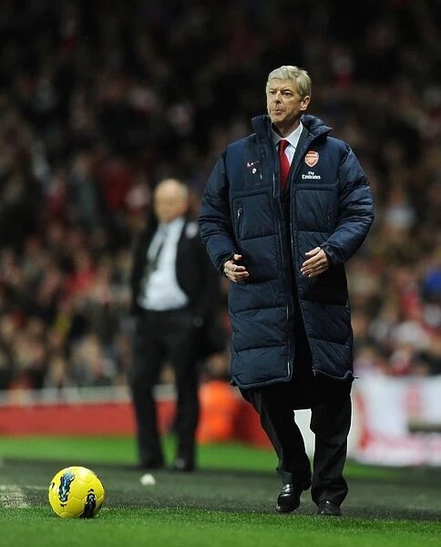 Arsene Wenger Leads Arsenal in Premier League Clash Against Fulham (2011-12)