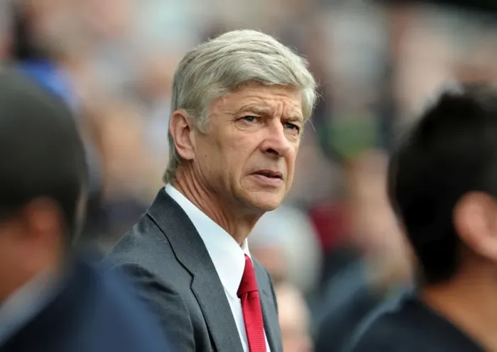 Framed Print : Arsene Wenger Leads Arsenal Against Queens Park Rangers in Premier League (2011-12)