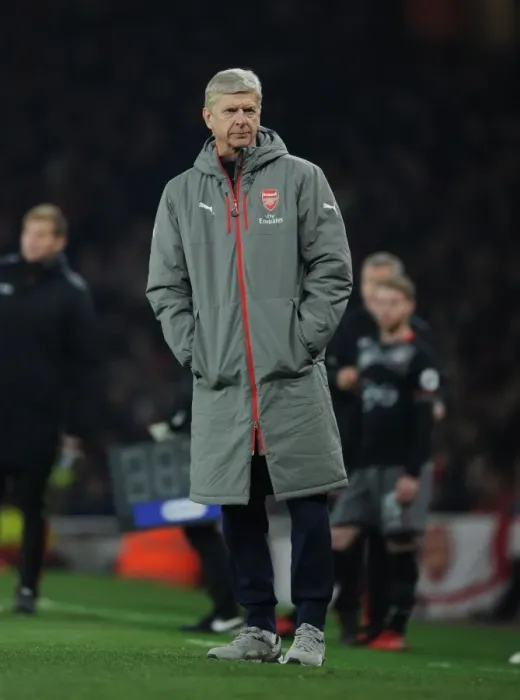 Framed Print : Arsene Wenger Leads Arsenal Against Southampton in EFL Cup Quarter-Final