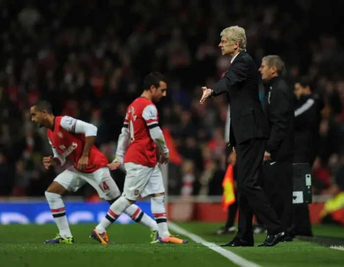 Framed Print : Arsene Wenger Leads Arsenal Against Southampton in Premier League (2013-14) Framed Print : Arsene Wenger Leads Arsenal Against Southampton in Premier League (2013-14)