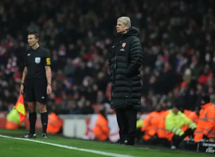 Framed Print : Arsene Wenger Leads Arsenal Against Swansea City in FA Cup Third Round Replay