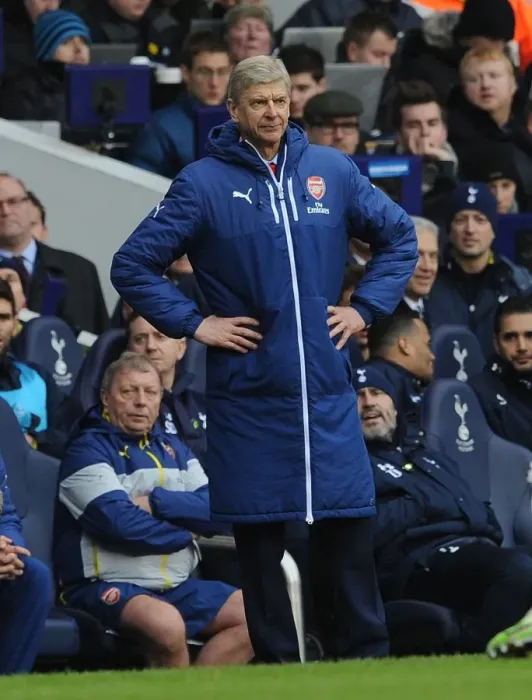 Framed Print : Arsene Wenger Leads Arsenal Against Tottenham in Premier League Clash, 2014-15 Framed Print : Arsene Wenger Leads Arsenal Against Tottenham in Premier League Clash, 2014-15