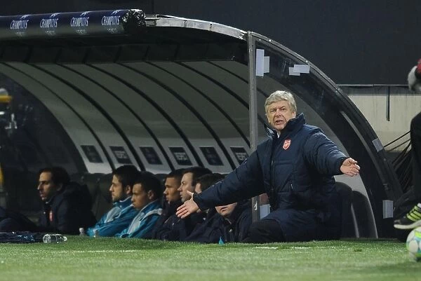 Arsene Wenger Leads Arsenal in UEFA Champions League Clash against AC Milan, 2011-12