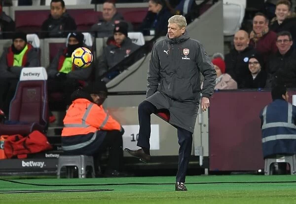 Arsene Wenger Leads Arsenal Against West Ham United in Premier League Clash (2017-18)