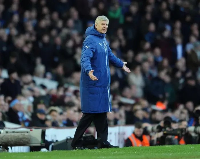 Framed Print : Arsene Wenger Leads Arsenal Against West Ham United (2014-15) Framed Print : Arsene Wenger Leads Arsenal Against West Ham United (2014-15)
