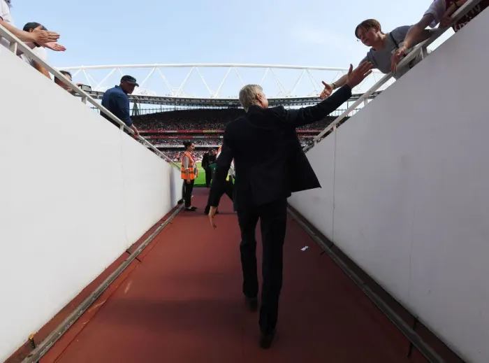 Framed Print : Arsene Wenger Leads Arsenal Against West Ham United in Premier League Clash