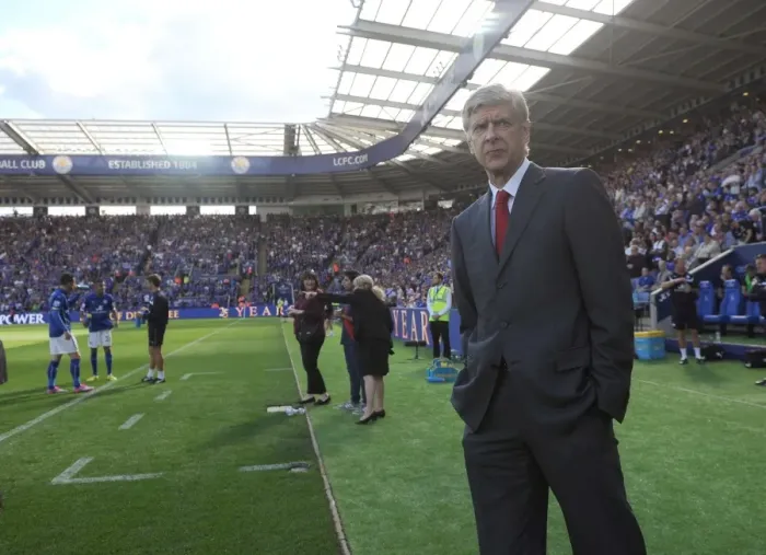 Framed Print : Arsene Wenger at Leicester City: A 2014-15 Visit (Arsenal vs Leicester City) Framed Print : Arsene Wenger at Leicester City: A 2014-15 Visit (Arsenal vs Leicester City)