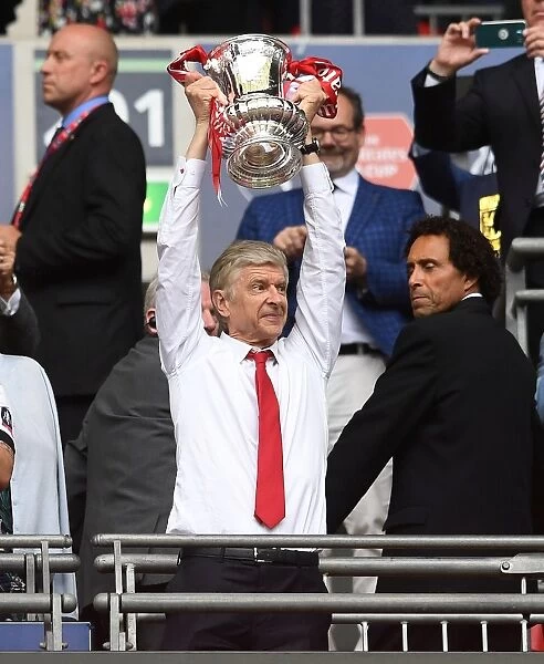 Arsene Wenger Lifts FA Cup Trophy: Arsenal's Victory over Chelsea (FA Cup Final 2017)