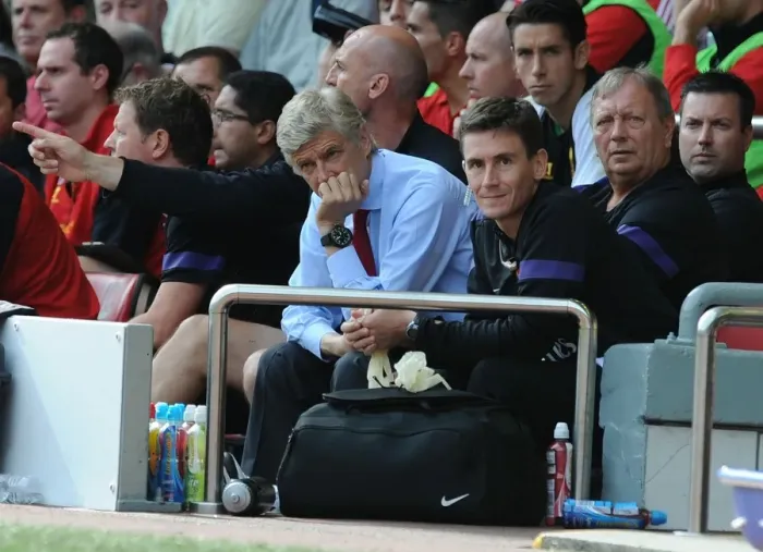Framed Print : Arsene Wenger: Liverpool vs Arsenal, 2012-13 - Behind the Scenes