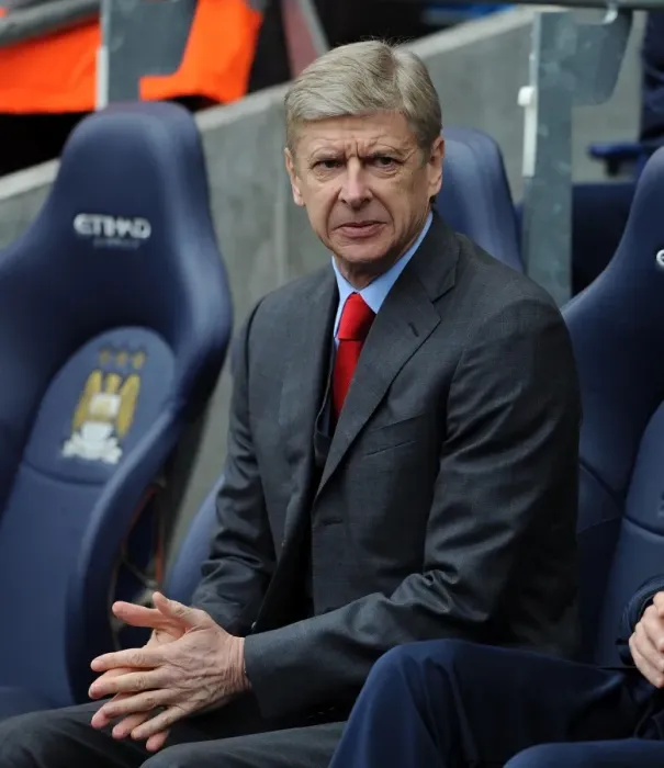 Framed Print : Arsene Wenger: Manchester City vs. Arsenal, Premier League 2013-14