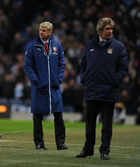 Framed Print : Arsene Wenger at Manchester City vs Arsenal, Premier League 2014-15 Framed Print : Arsene Wenger at Manchester City vs Arsenal, Premier League 2014-15