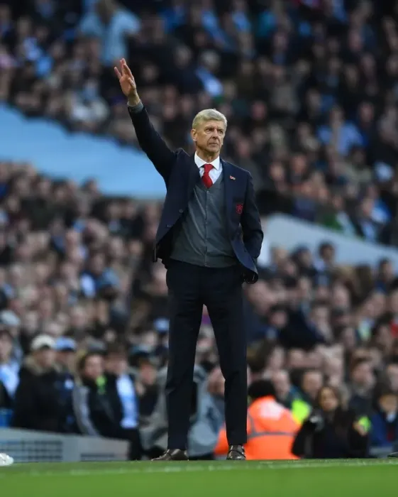 Framed Print : Arsene Wenger at Manchester City vs Arsenal, Premier League 2017-18 Framed Print : Arsene Wenger at Manchester City vs Arsenal, Premier League 2017-18
