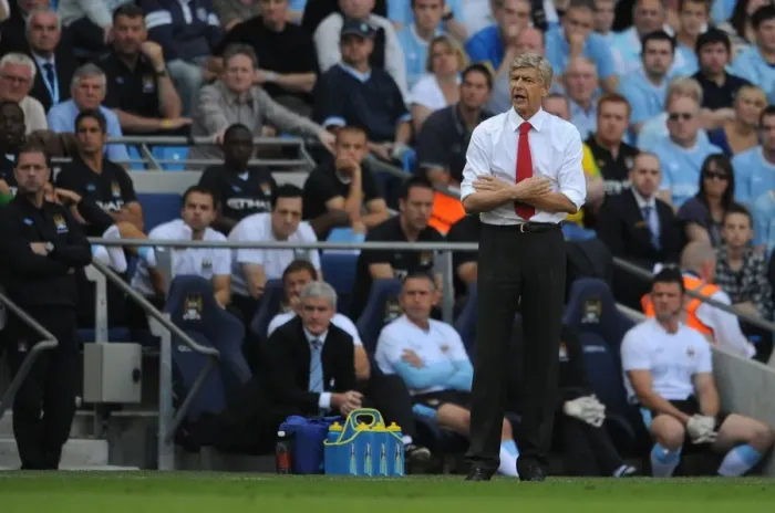 Framed Print : Arsene Wenger: Manchester City's 4-2 Victory Over Arsenal, Barclays Premier League, 2009 Framed Print : Arsene Wenger: Manchester City's 4-2 Victory Over Arsenal, Barclays Premier League, 2009