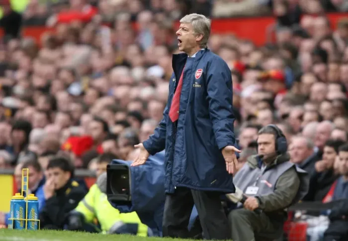 Framed Print : Arsene Wenger: Manchester United's Edge over Arsenal in the 2008 Premier League Clash (2-1)