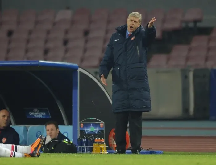 Framed Print : Arsene Wenger at Napoli: Arsenal FC in the UEFA Champions League, 2013 Framed Print : Arsene Wenger at Napoli: Arsenal FC in the UEFA Champions League, 2013