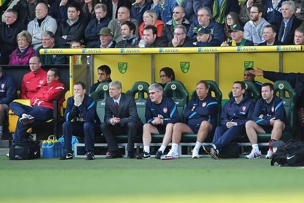 Arsene Wenger at Norwich City: Arsenal vs. Norwich Premier League Clash (2011-12)