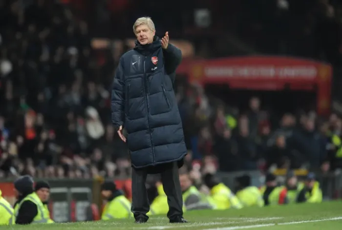 Framed Print : Arsene Wenger at Old Trafford: Manchester United 1-0 Arsenal, Premier League 2010-11 Framed Print : Arsene Wenger at Old Trafford: Manchester United 1-0 Arsenal, Premier League 2010-11