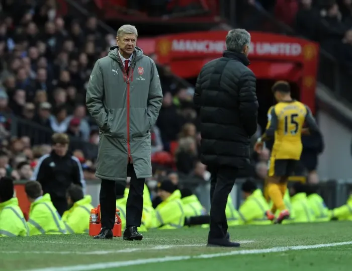 Framed Print : Arsene Wenger at Old Trafford: Manchester United vs. Arsenal, Premier League 2016-17 Framed Print : Arsene Wenger at Old Trafford: Manchester United vs. Arsenal, Premier League 2016-17