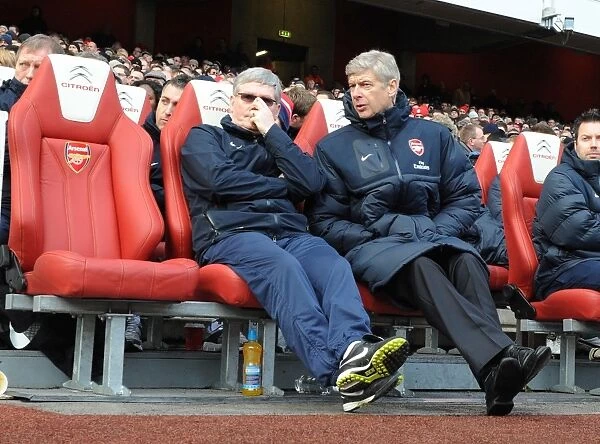 Arsene Wenger and Pat Rice: Guiding Arsenal to FA Cup Victory (2:1 vs Huddersfield, 2011)