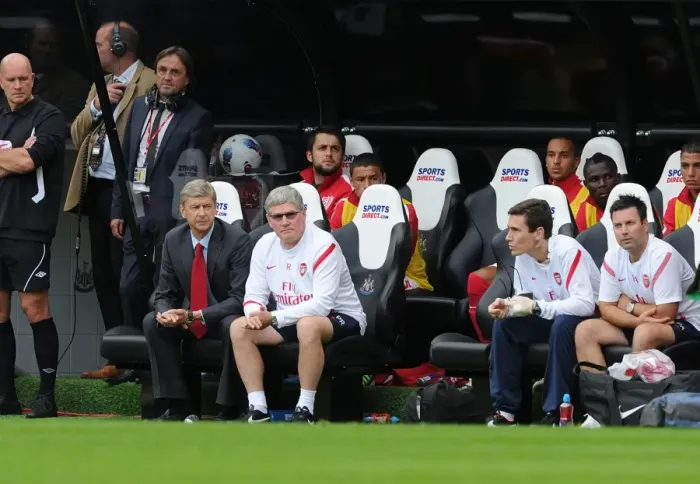Framed Print : Arsene Wenger and Pat Rice: Leading Arsenal at Newcastle United (2011-12)