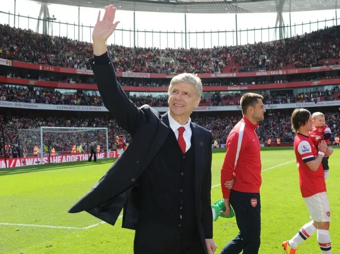 Framed Print : Arsene Wenger: Post-Match Reaction at Arsenal vs West Bromwich Albion (2013-14) Framed Print : Arsene Wenger: Post-Match Reaction at Arsenal vs West Bromwich Albion (2013-14)