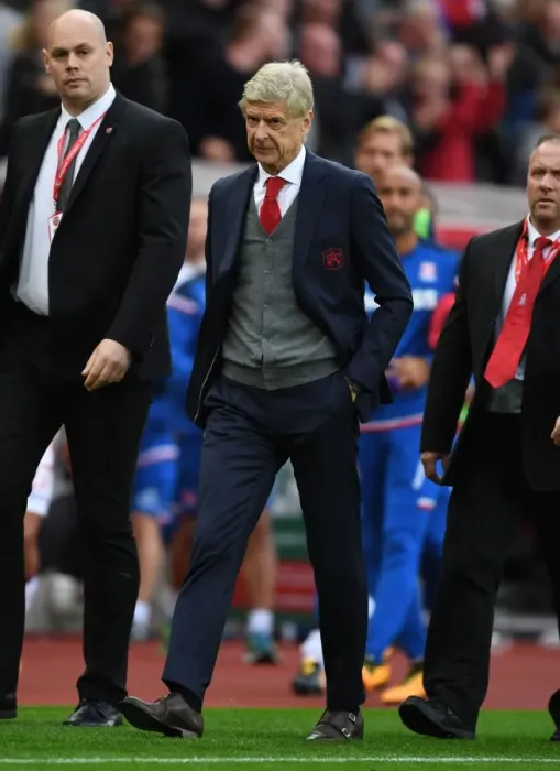 Framed Print : Arsene Wenger - Post-Match Reaction at Stoke City (2017-18) Framed Print : Arsene Wenger - Post-Match Reaction at Stoke City (2017-18)