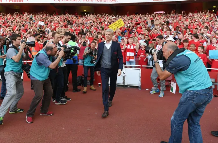Framed Print : Arsene Wenger: Post-Match Reflections (Arsenal v Burnley, 2017-18)