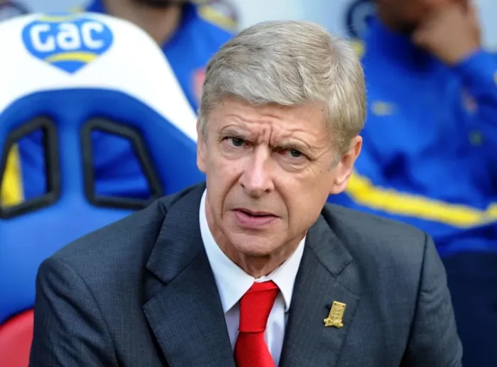 Framed Print : Arsene Wenger: Pre-Match Focus at Crystal Palace (2013-14)