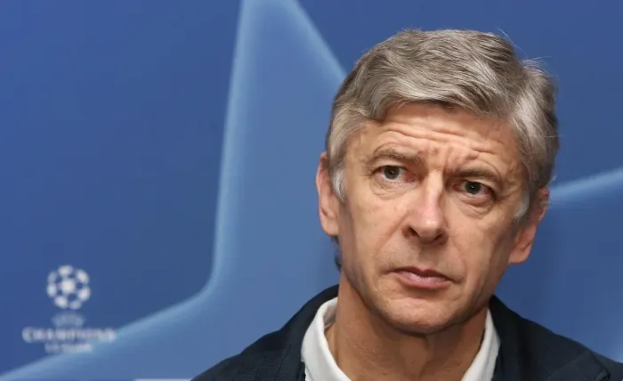 Framed Print : Arsene Wenger at the Press Conference: Arsenal's Preparations for FC Porto Showdown in the UEFA Champions League, 2008 Framed Print : Arsene Wenger at the Press Conference: Arsenal's Preparations for FC Porto Showdown in the UEFA Champions League, 2008