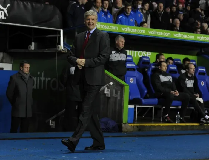 Framed Print : Arsene Wenger before Reading v Arsenal, Premier League 2012-13 Framed Print : Arsene Wenger before Reading v Arsenal, Premier League 2012-13