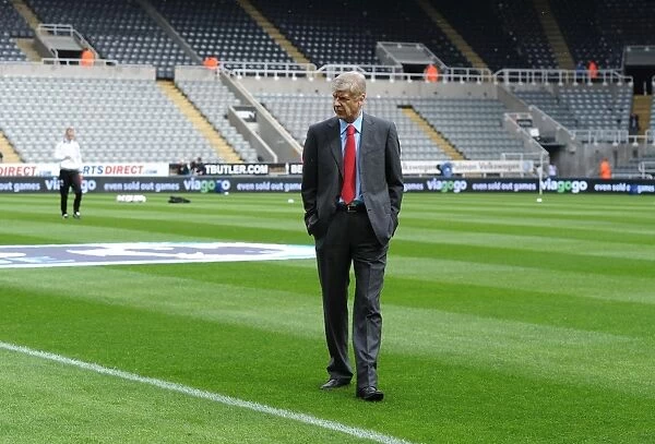 Arsene Wenger Scouting Newcastle United's St James Park Ahead of Arsenal's Premier League Clash (2012-13)