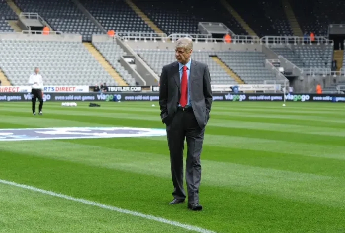 Framed Print : Arsene Wenger Scouting Newcastle United's St James Park Ahead of Arsenal's Premier League Clash (2012-13) Framed Print : Arsene Wenger Scouting Newcastle United's St James Park Ahead of Arsenal's Premier League Clash (2012-13)