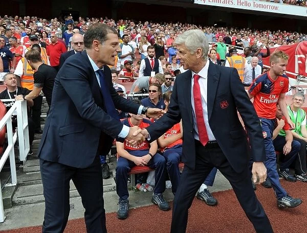 Arsene Wenger and Slaven Bilic: A Pre-Match Handshake (2015-16)